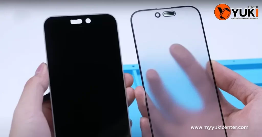 1.เปลี่ยนกระจกหน้าจอ (Screen Replacement):