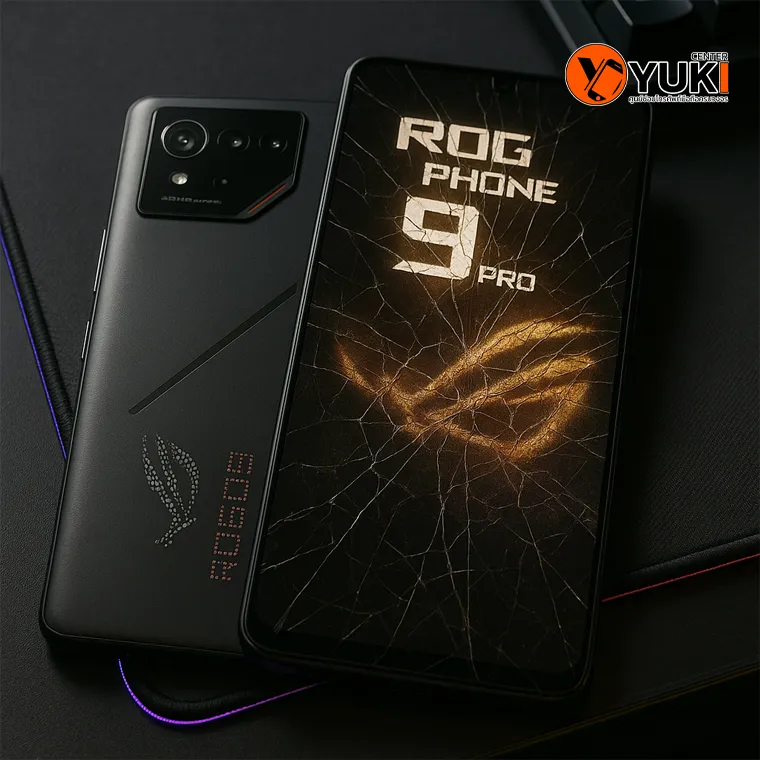 ภาพ ROG Phone 9 Pro หน้าจอแตก ต้องการเปลี่ยนหน้าจอใหม่ ซ่อมมือถือเกมมิ่งโดยช่างผู้เชี่ยวชาญ | Yuki Center