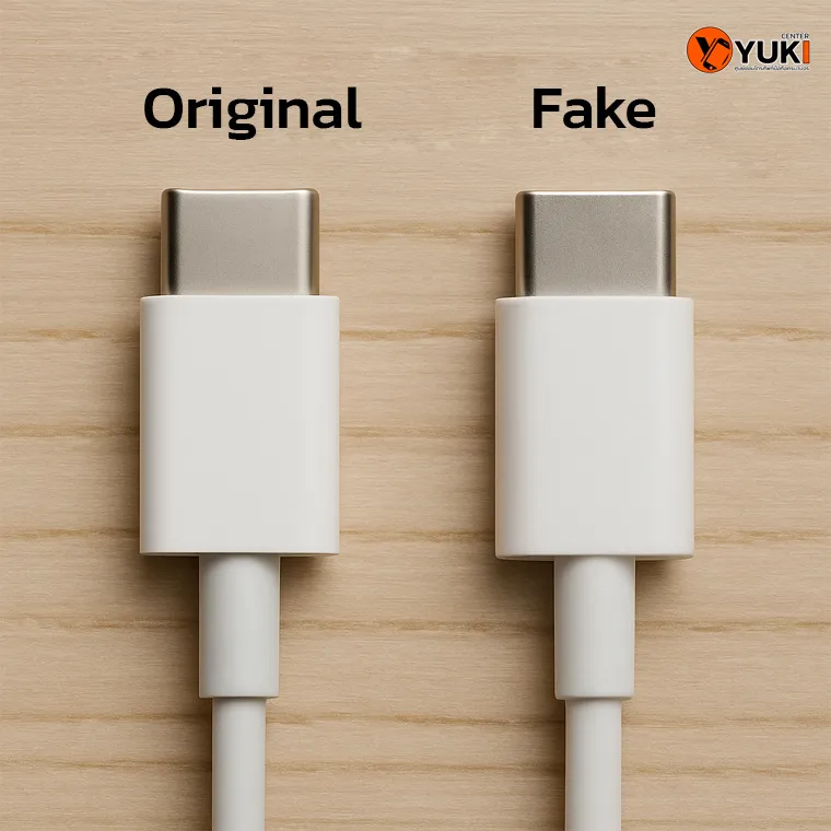 สายชาร์จ iPad Type-C ของแท้ vs ของปลอม เปรียบเทียบความแตกต่างด้านคุณภาพและความปลอดภัย