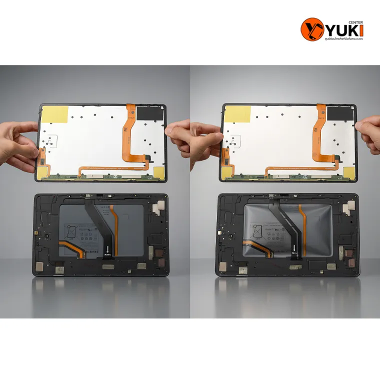 เปรียบเทียบแบตเตอรี่ Samsung Galaxy Tab ปกติ VS แบตบวม ก่อน–หลัง