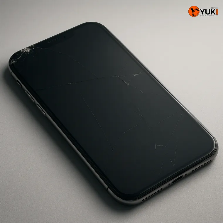 ภาพ iPhone หน้าจอแตก สาเหตุที่ทำให้หน้าจอ iPhone แตกบ่อย และแนวทางซ่อมที่ Yuki Center