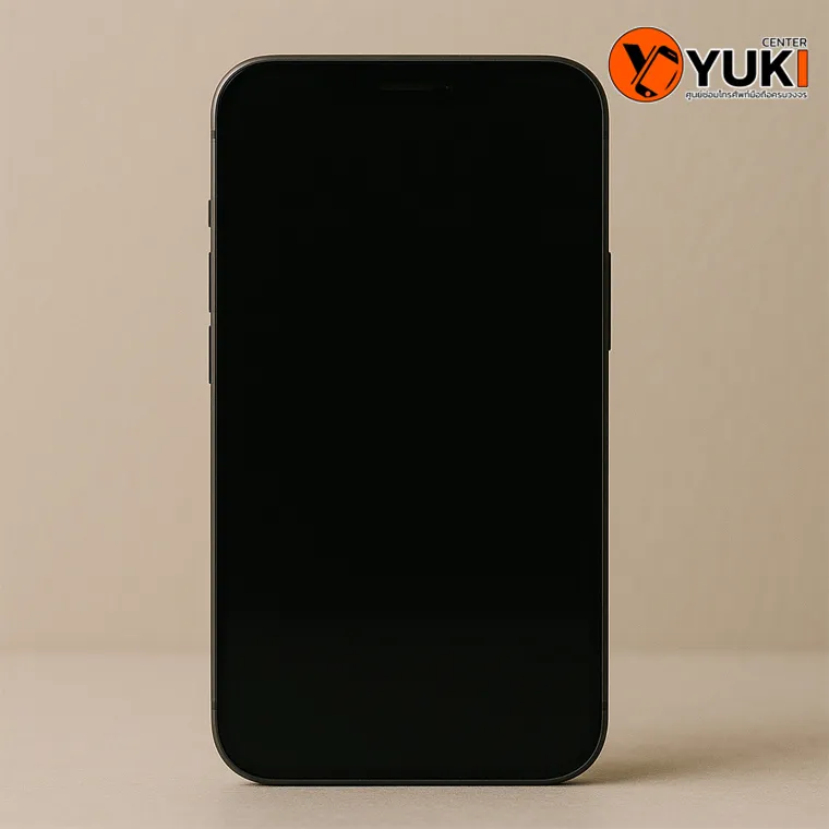 iPhone จอดำสนิท เปิดไม่ติด อาการเสียที่ควรซ่อมด่วนที่ Yuki Center