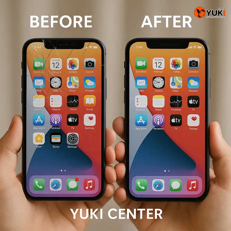 Before After เปลี่ยนจอ iPhone