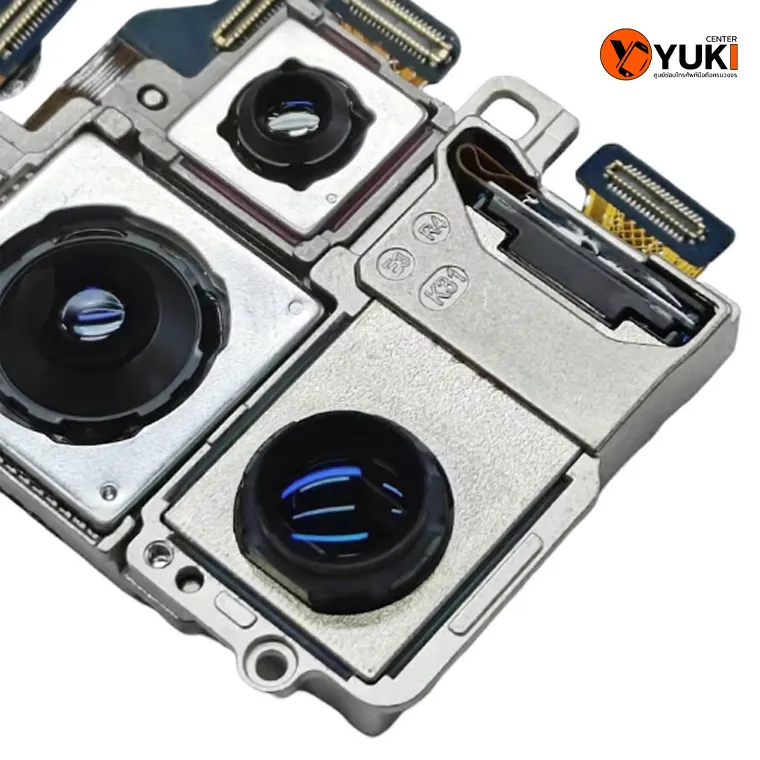 โมดูลกล้องหลัง Samsung Galaxy S24 Ultra ของแท้ | เปลี่ยนกล้องหลังที่ Yuki Center