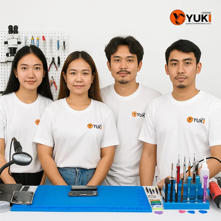 ทีมช่างมืออาชีพ Yuki Center – ศูนย์ซ่อม iPad มาตรฐานครบวงจร