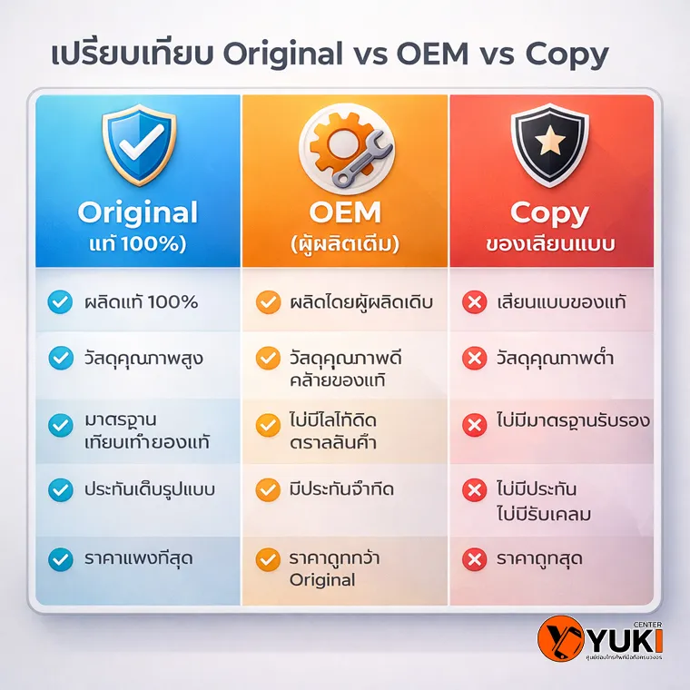 เปรียบเทียบจอ Original OEM และ Copy สำหรับการเปลี่ยนจอ Redmi พร้อมข้อดีข้อเสียแต่ละแบบ