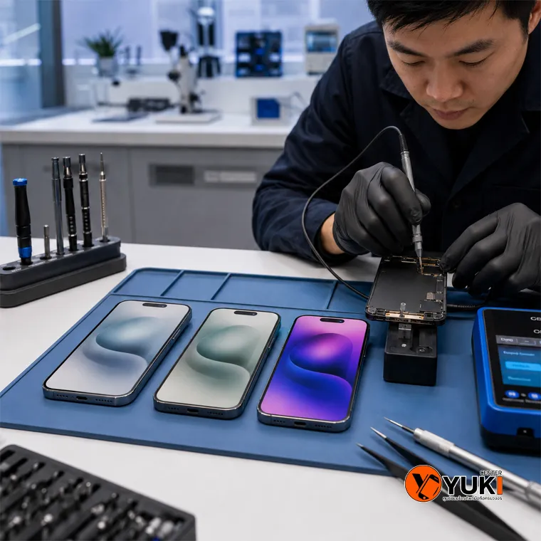 จอ iPhone แท้ Refurbished และ OLED เปรียบเทียบก่อนเปลี่ยนหน้าจอ